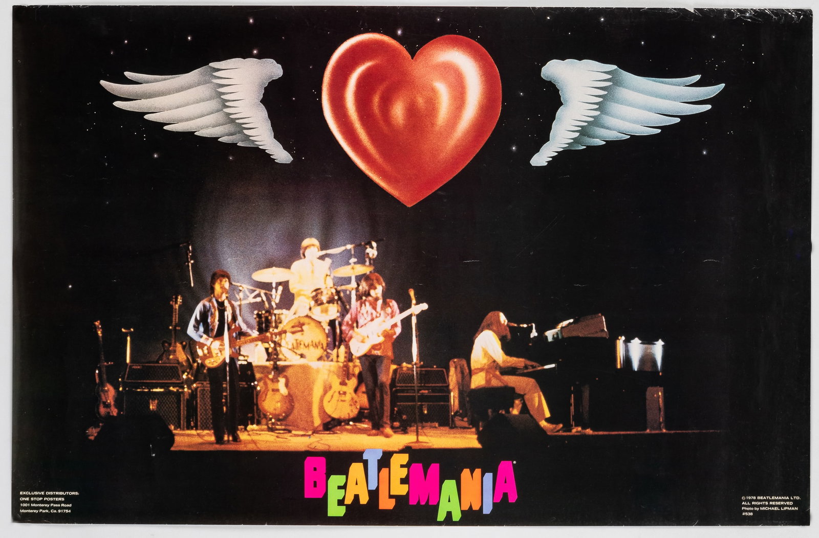 THE BEATLES BEATLEMANIA POSTER #538 (1 of 1)