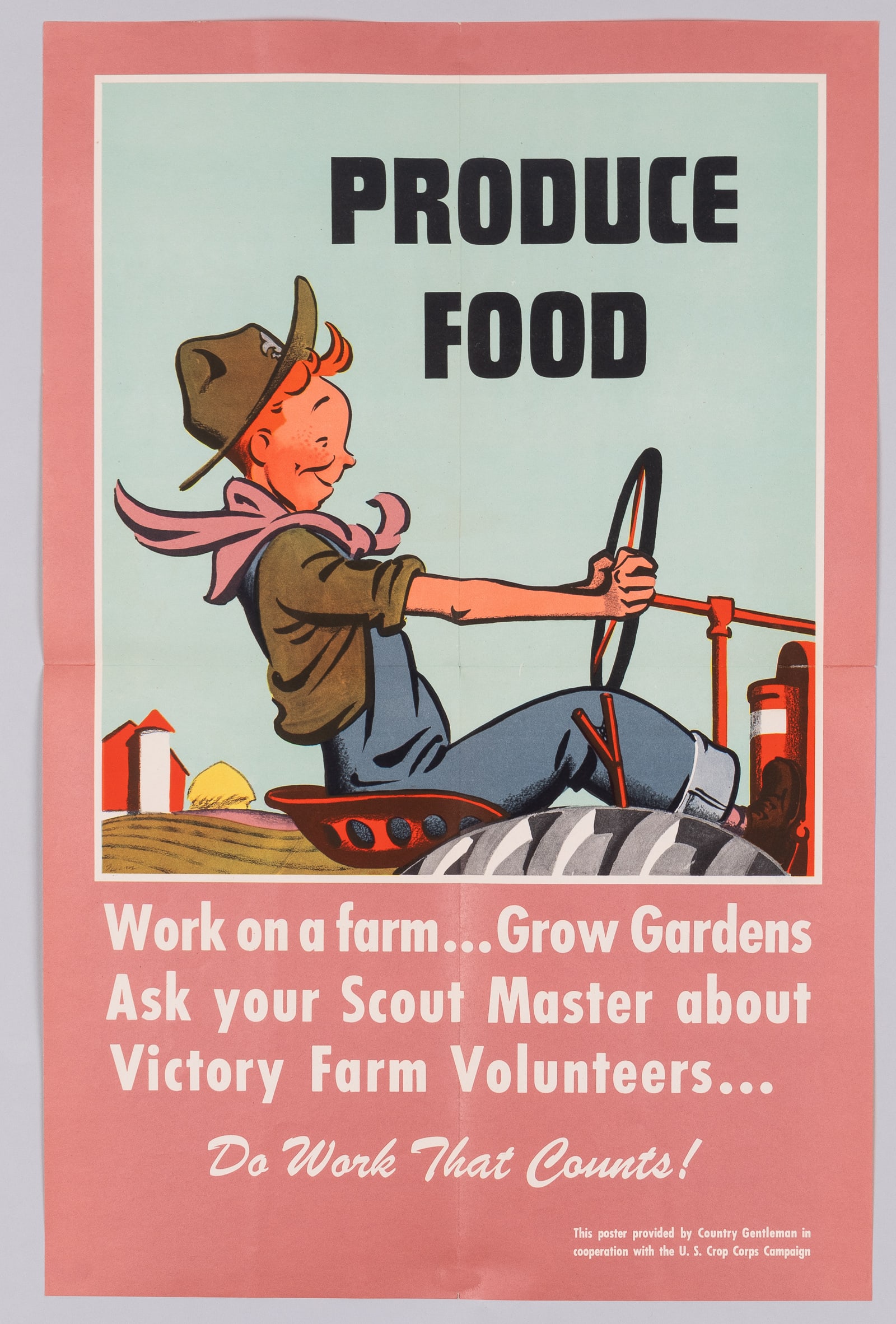 WWII BOY SCOUTS VICTORY GARDEN POSTER (1 of 1)