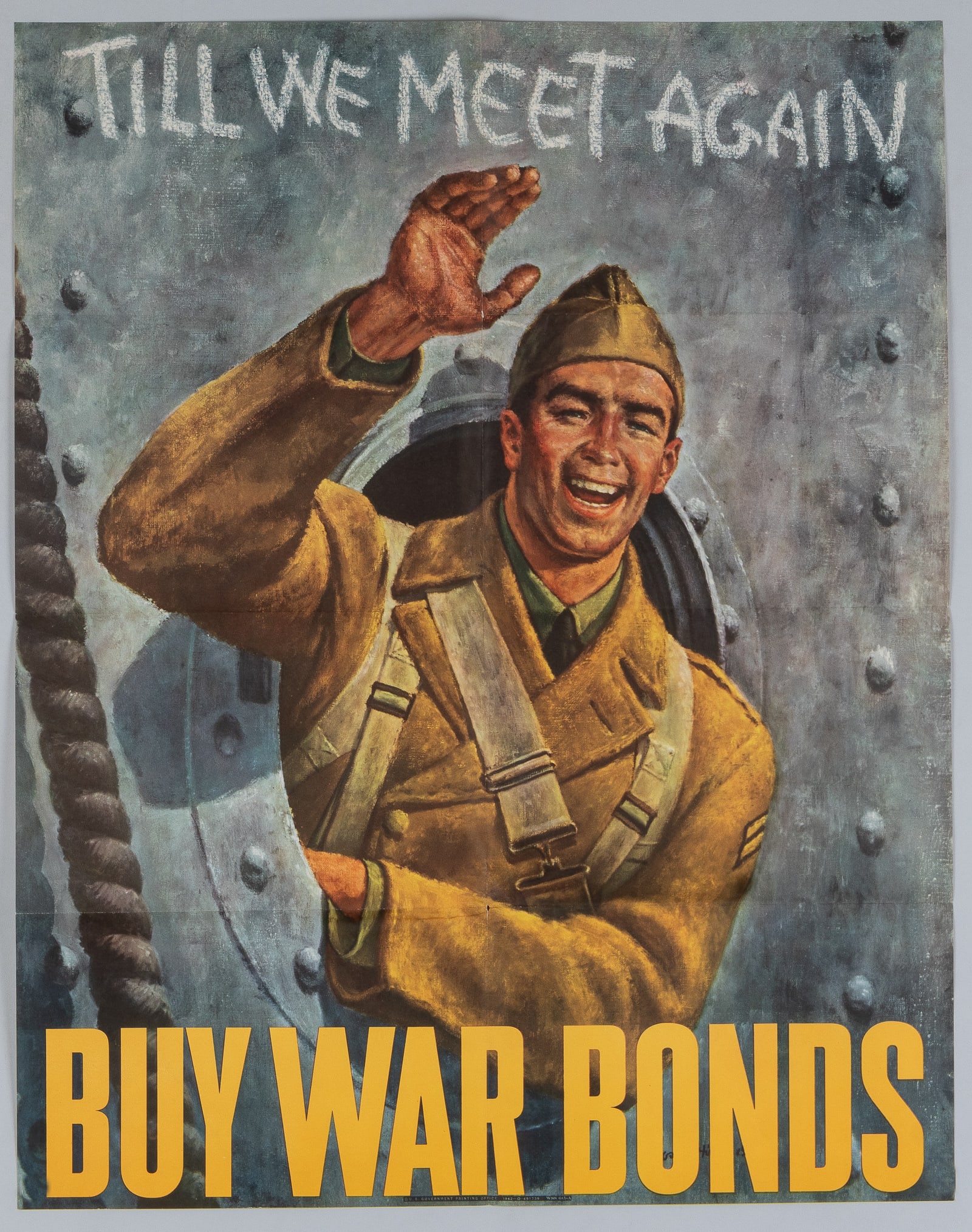 TILL WE MEET AGAIN! WWII WAR BOND POSTER BY JOSEPH HIRSCH (1 of 1)