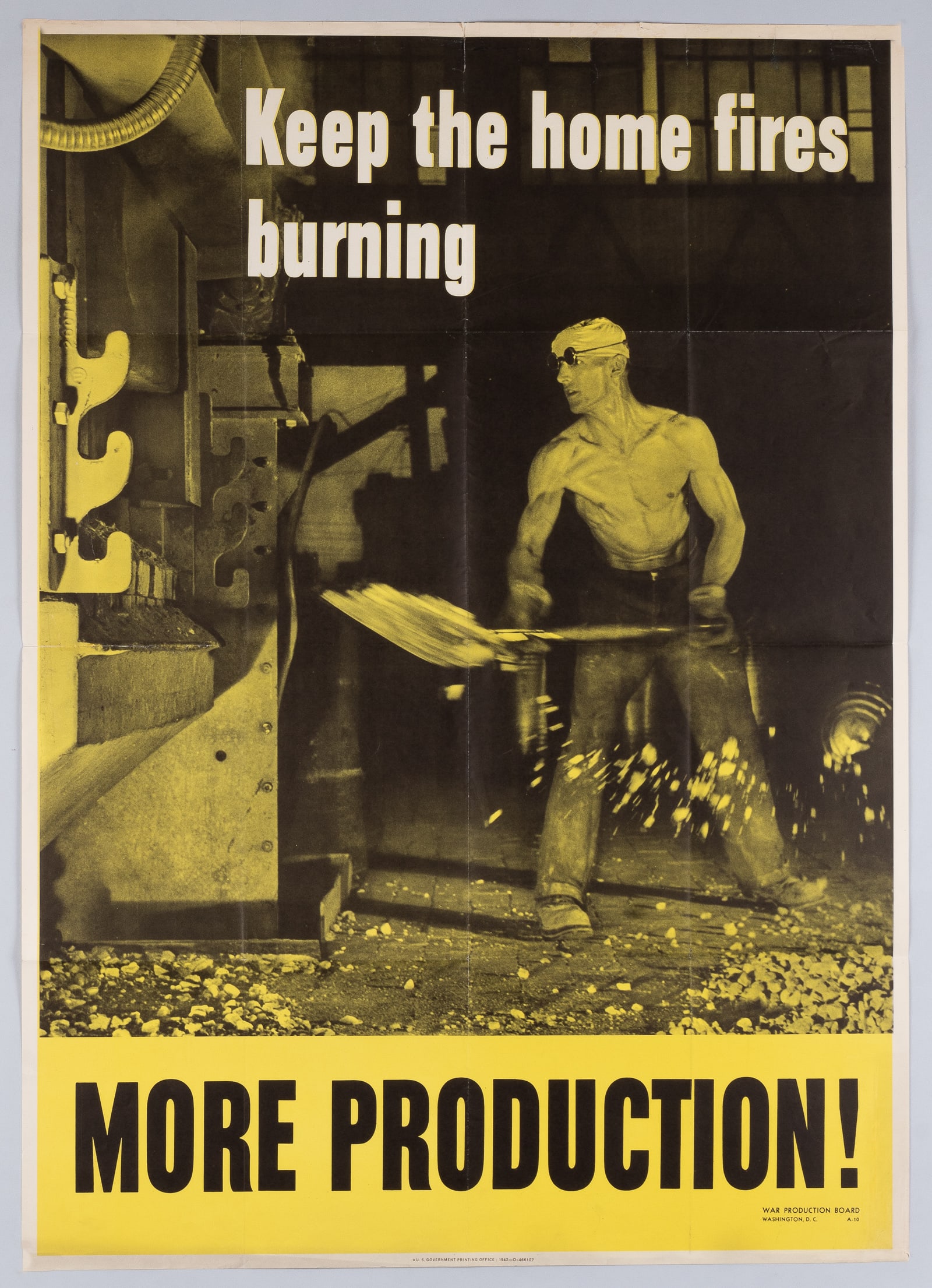 KEEP THE HOME FIRES BURNING - MORE PRODUCTION WWII POSTER (1 of 1)