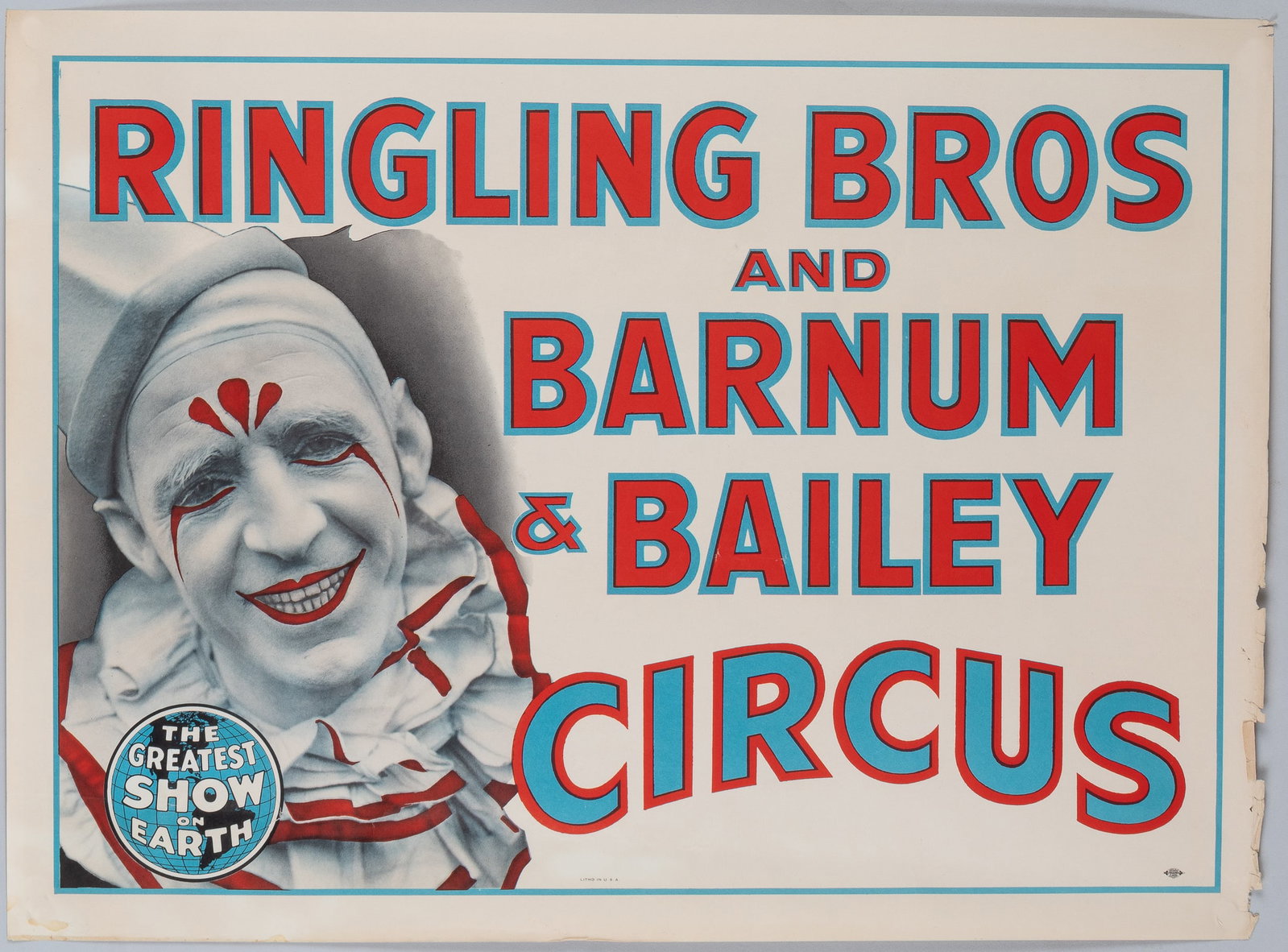 PAT VALDO RINGLING BROS. BARNUM & BAILEY CIRCUS POSTER (1 of 1)
