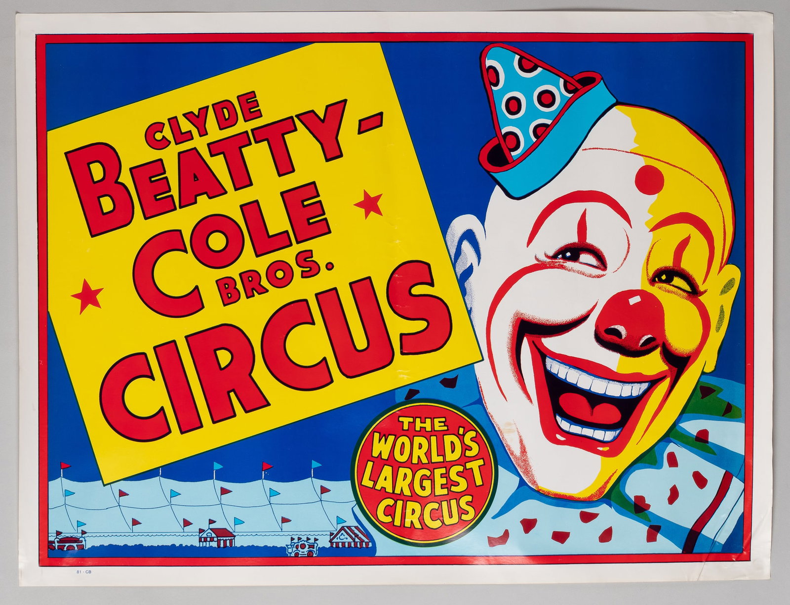 CLYDE BEATTY COLE BROS CIRCUS POSTER (1 of 1)