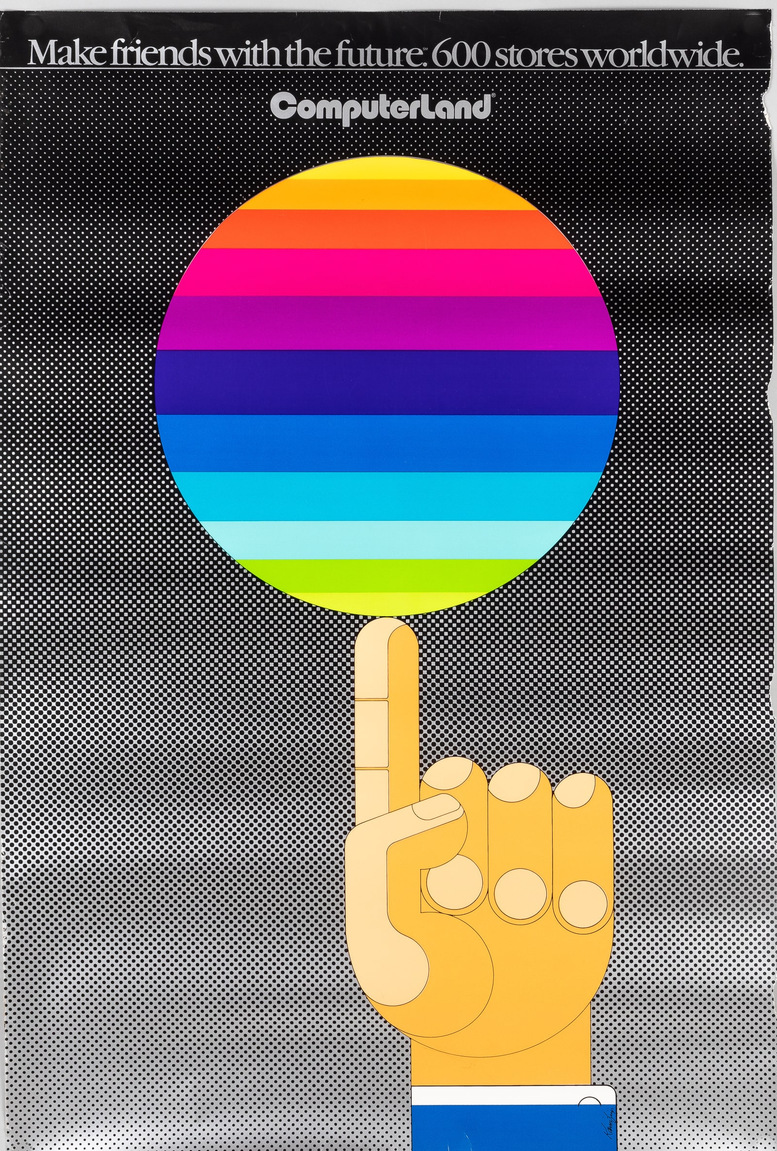 VINTAGE COMPUTERLAND POSTER 1980 (1 of 1)