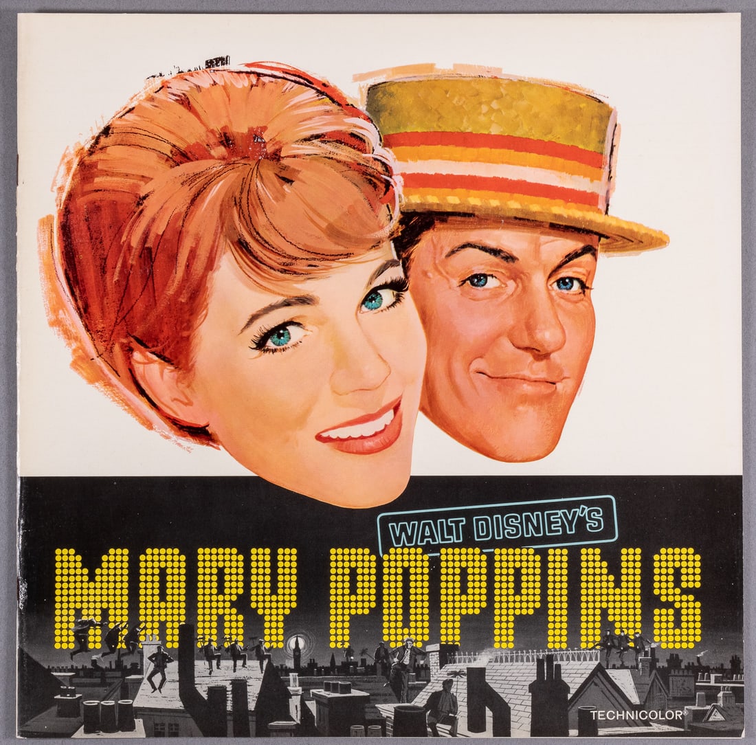 WALT DISNEY MARY POPPINS MOVIE PRESSBOOK [JULIE ANDREWS] (1 of 8)