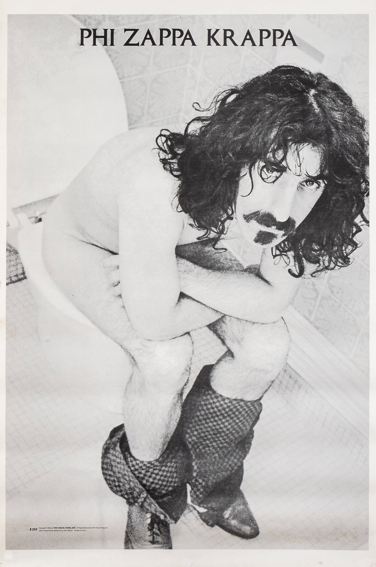 PHI ZAPPA KRAPPA 1969 HEADSHOP POSTER [FRANK ZAPPA] (1 of 1)