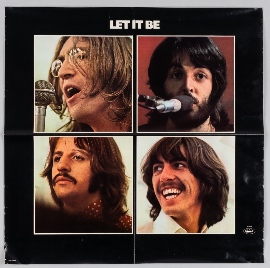 THE BEATLES LET IT BE 1970 POSTER (1 of 1)