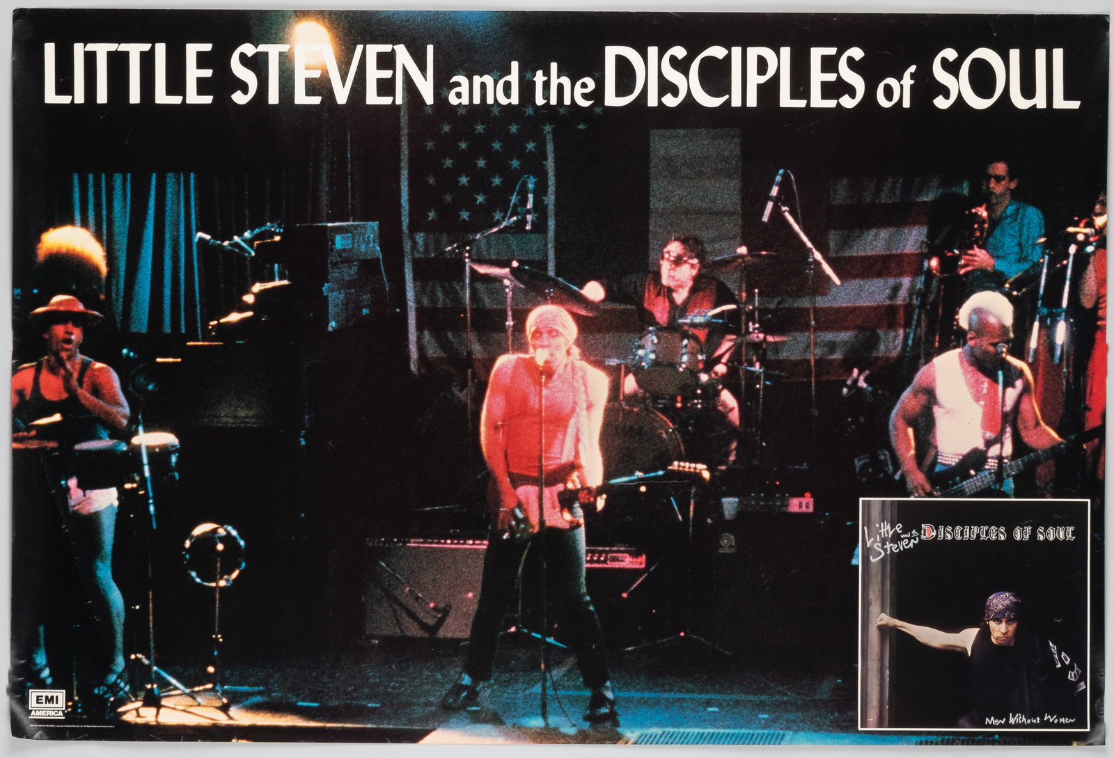 1982 LITTLE STEVEN AND DISCIPLES OF SOUL POSTER (1 of 1)