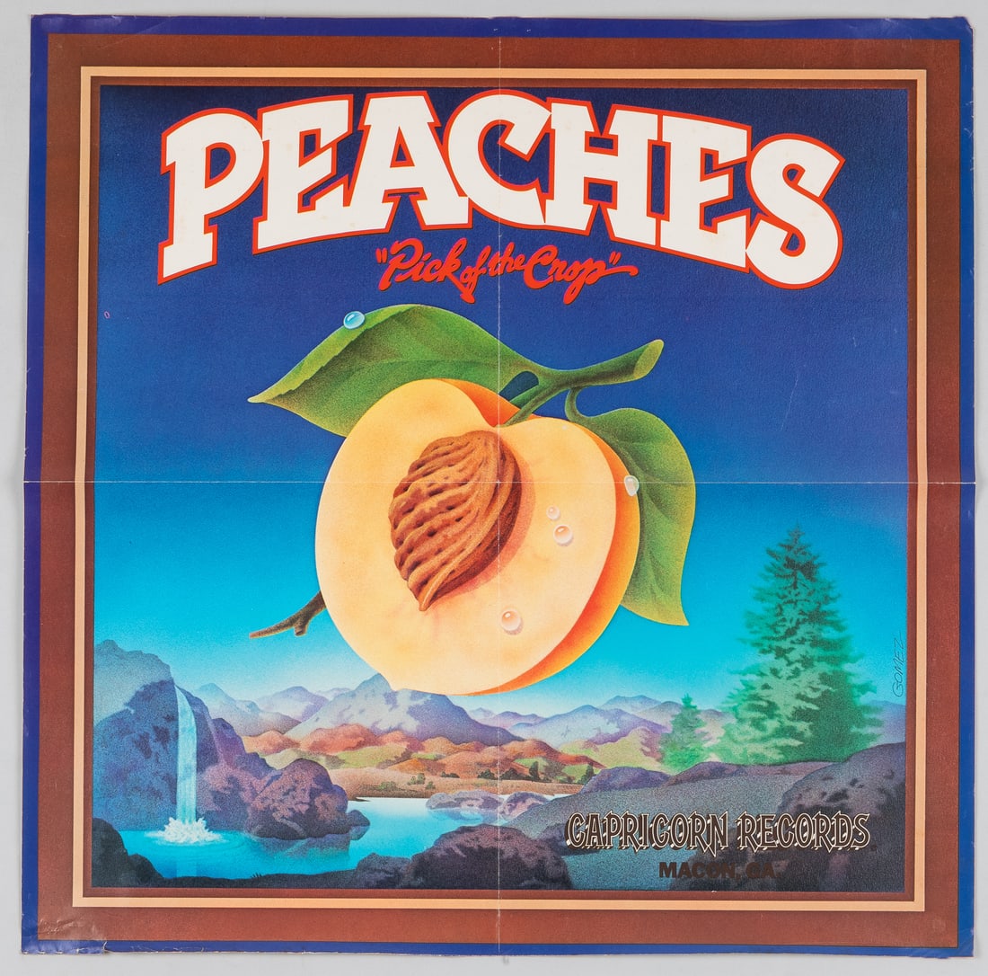 WET WILLIE 1974 PEACHES PICK OF THE CROP ALBUM POSTER (1 of 1)
