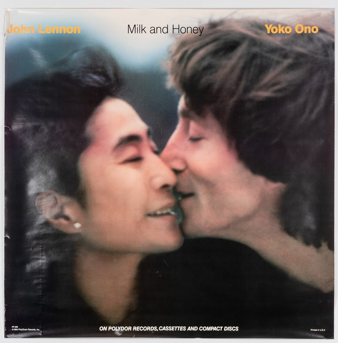 1984 JOHN LENNON & YOKO ONO POSTER 'MILK AND HONEY' (1 of 1)
