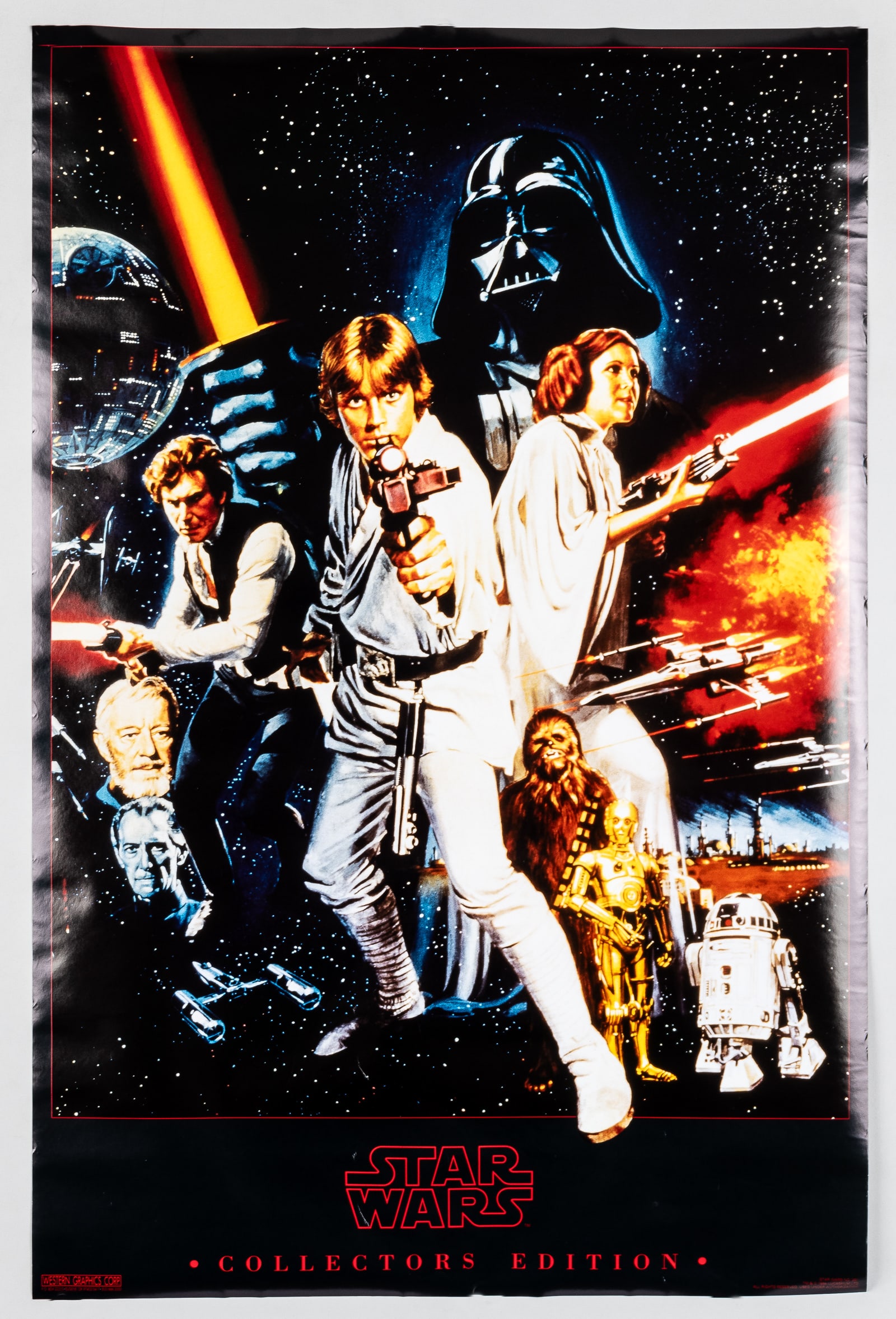 STAR WARS: A NEW HOPE COLLECTORS EDITION MOVIE POSTER (1 of 1)