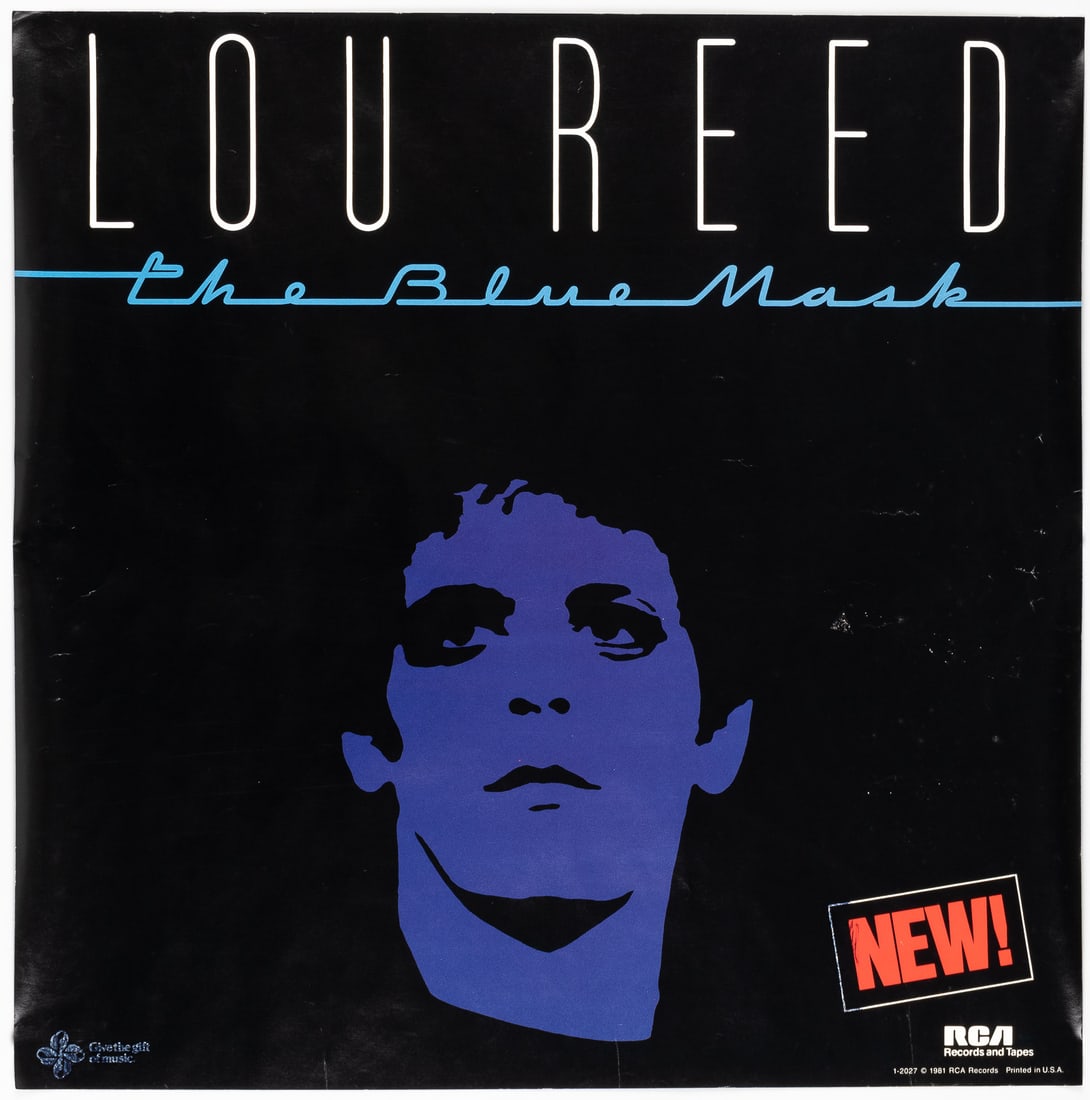 LOU REED THE BLUE MASK PROMO POSTER (1 of 1)
