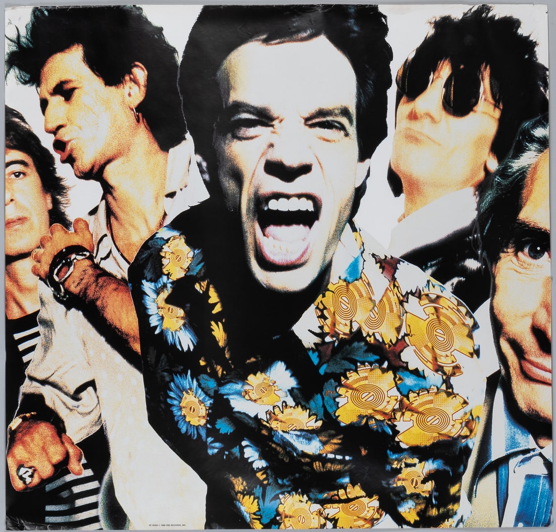ROLLING STONES STEEL WHEELS TOUR AND ALBUM POSTER (1 of 1)