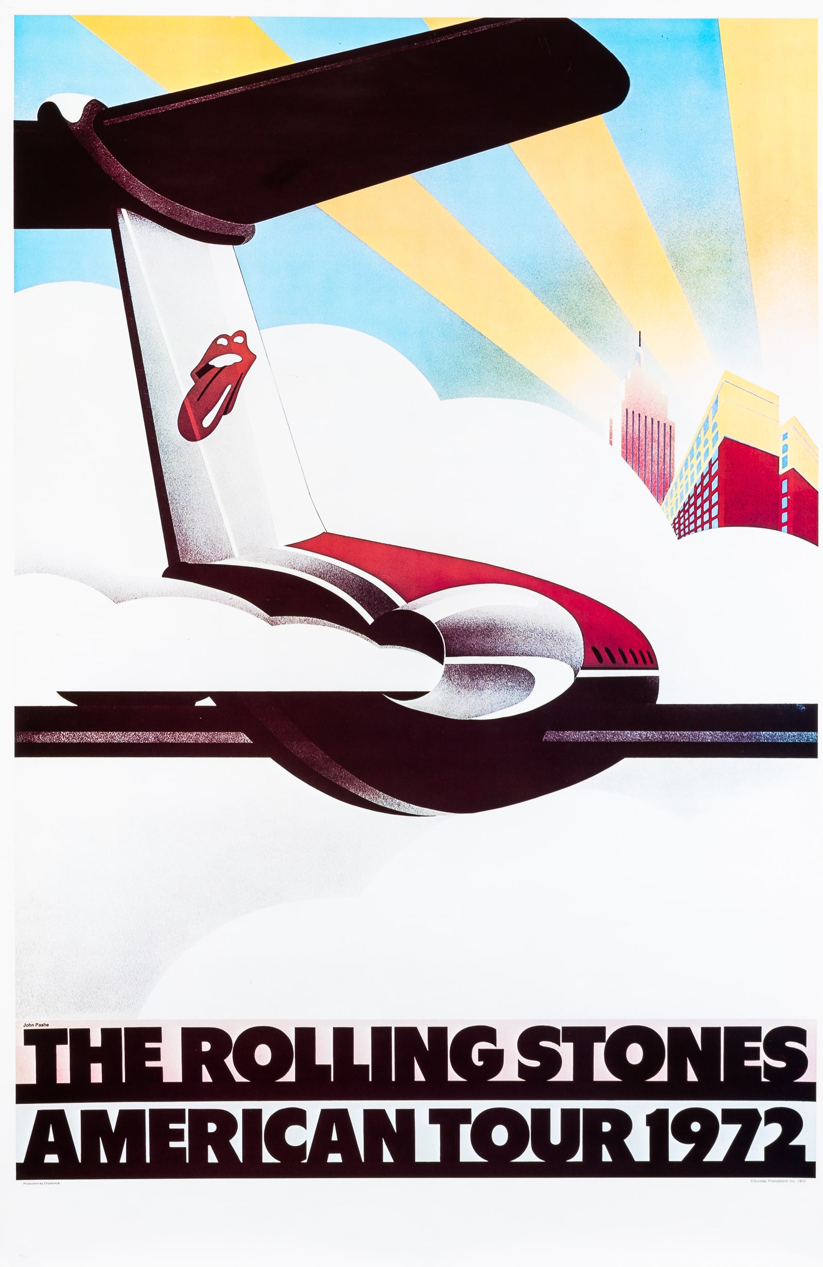 ROLLING STONES 1972 AMERICAN TOUR POSTER (1 of 3)