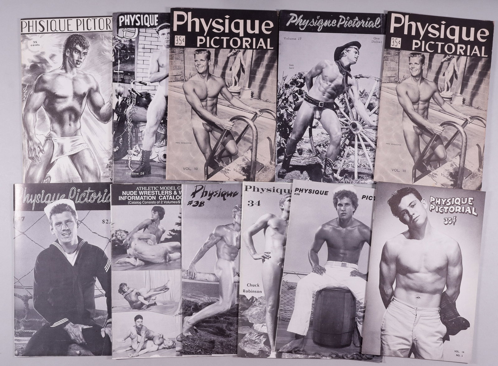 BOB MIZER - PHYSIQUE PICTORIAL MAGAZINES [BEEFCAKE] (1 of 2)