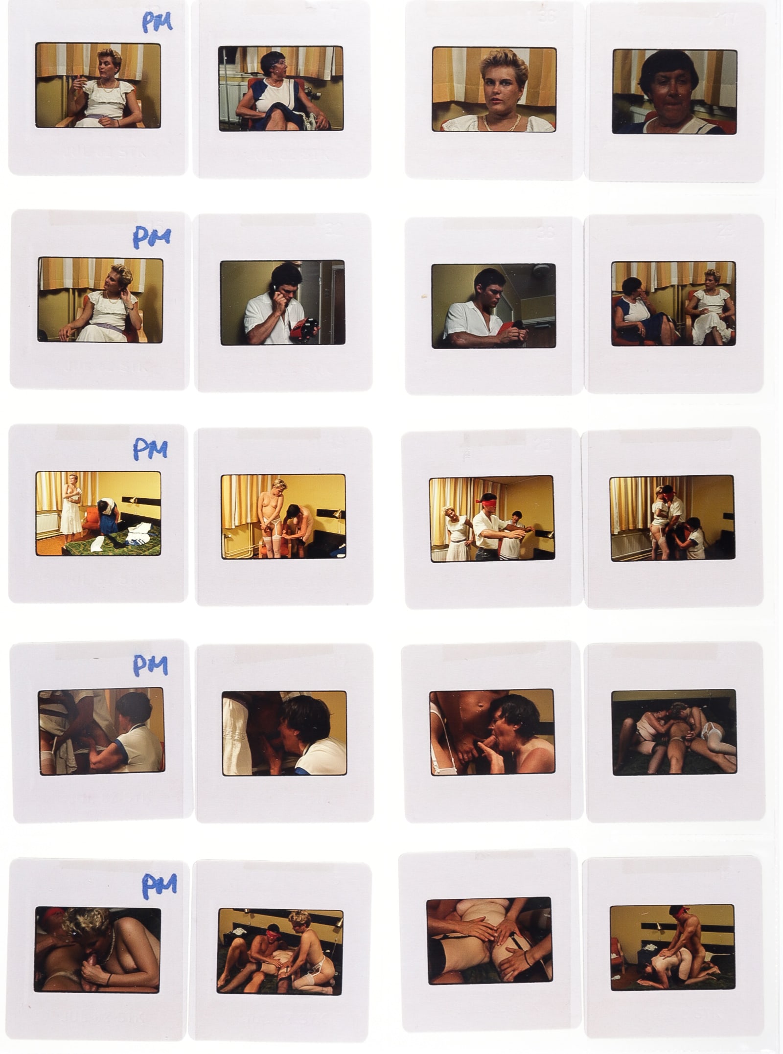 57 NUDE FETISH PHOTO COLOR SLIDES: 57 nude photo color slides, matures.