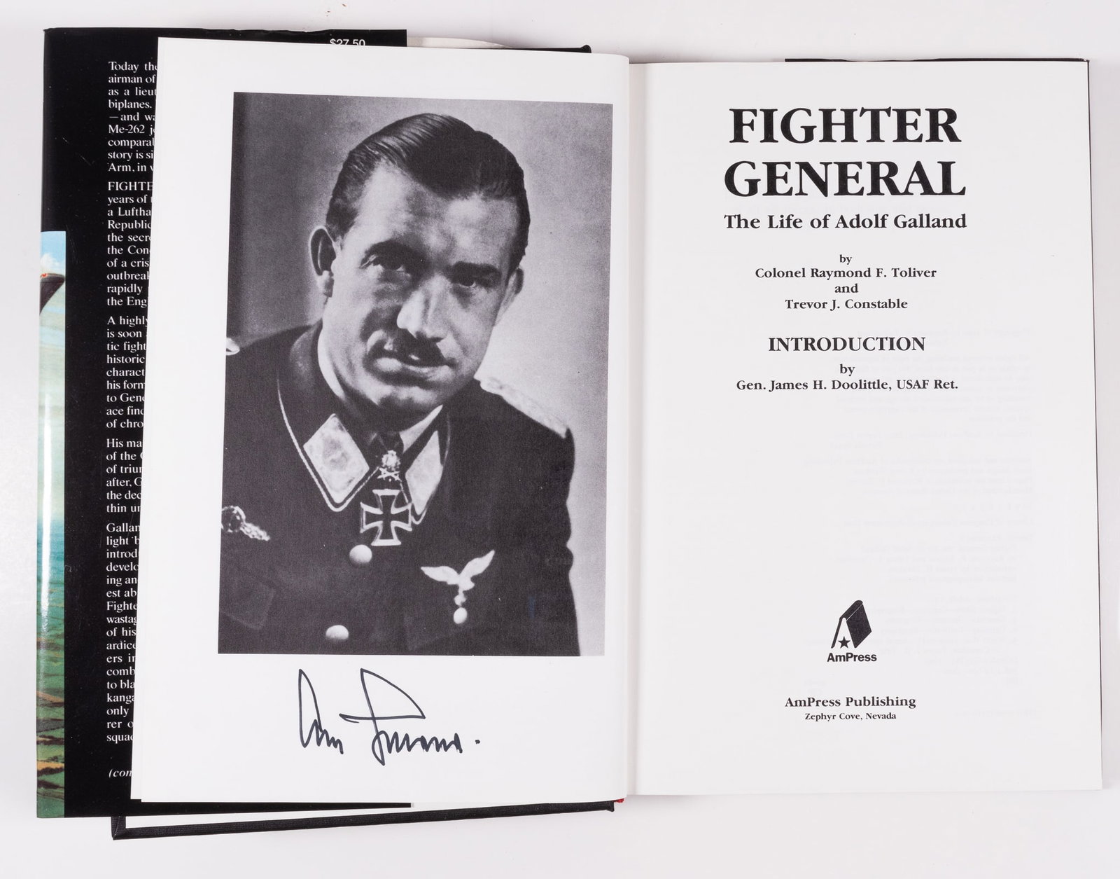 ADOLF GALLAND FIGHTER GENERAL SIGNED - 2