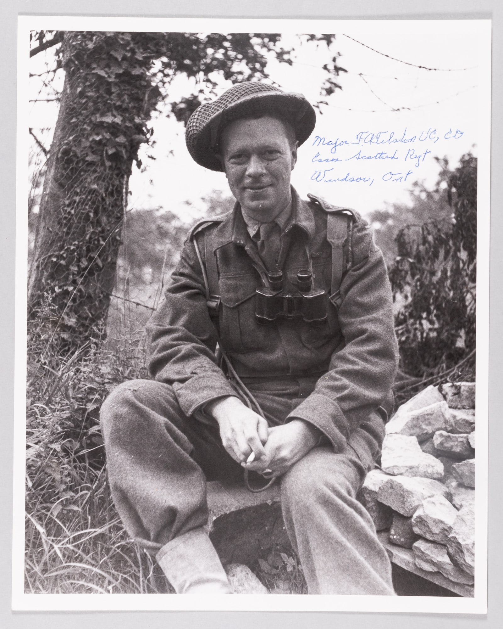 FREDERICK ALBERT TILSTON: (1906-1992) Canadian recipient of the Victoria Cross, during the Battle of the Rhineland, he volunteered to go forward and lead an infantry company in an attack on German positions in the Hochwald