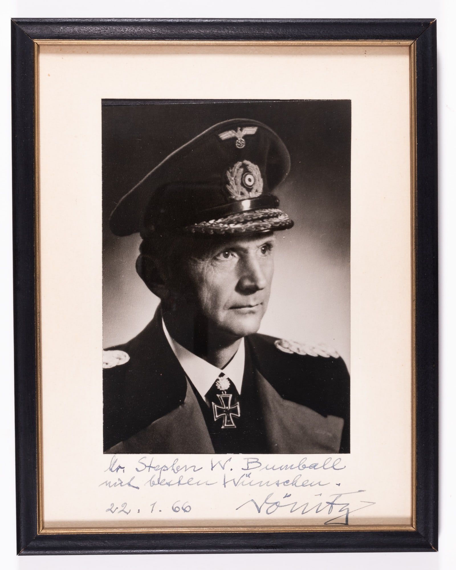 KARL DONITZ: Karl Donitz (1891-1980), German Grand Admiral and Supreme Commander of the German Navy, briefly succeeded Hitler as Reichs president and Supreme Commander of the Wehrmacht until May 23, 1945, when he