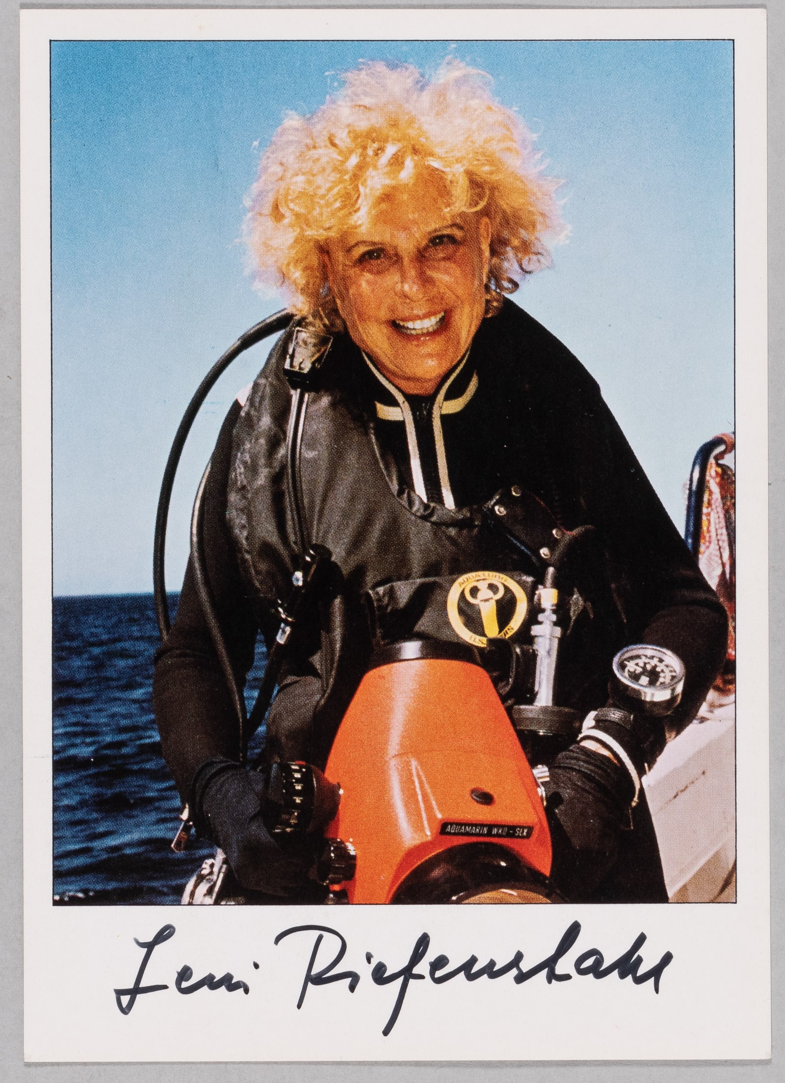 LENI RIEFENSTAHL: (1902 - 2003) German film director, photographer, and actress, known for her seminal role in producing Nazi propaganda and as a close friend of Adolf Hitler. Best known for the WWII propaganda films