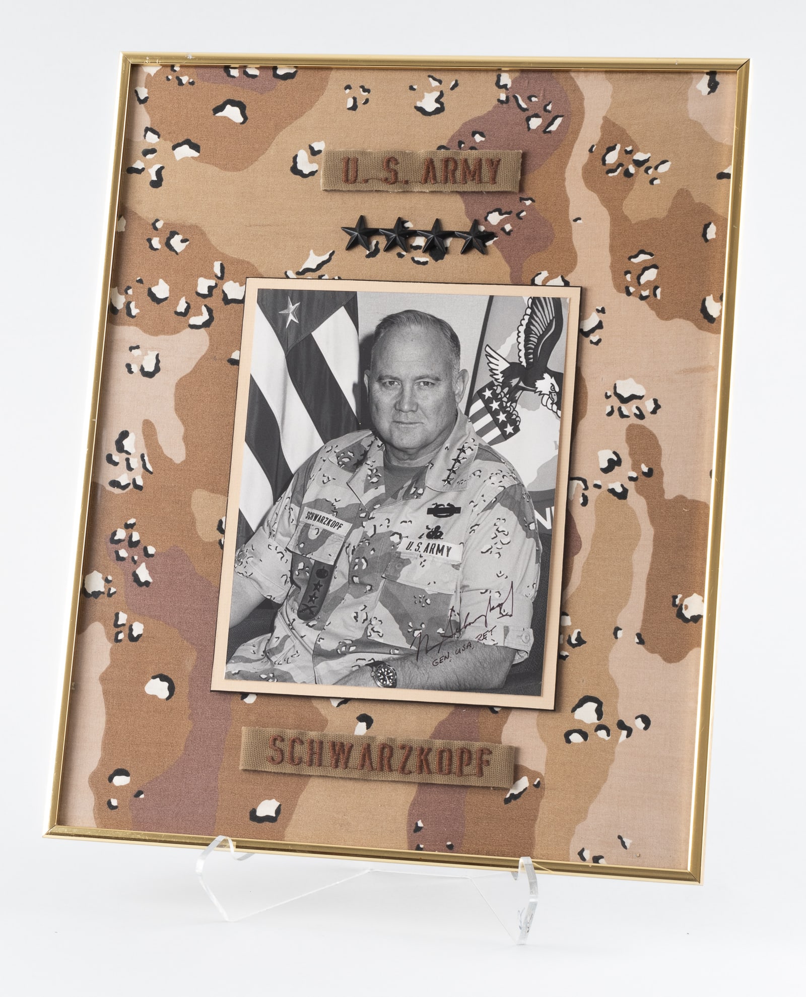 NORMAN SCHWARZKOPF: NORMAN SCHWARZKOPF (1934-2012) United States Army General. While serving as Commander in Chief of United States Central Command, he led all coalition forces in the Gulf War against Ba'athist Iraq.