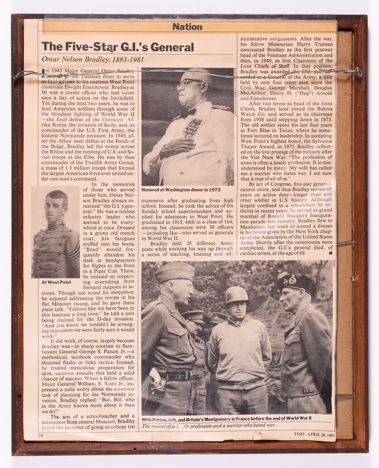OMAR BRADLEY - 3
