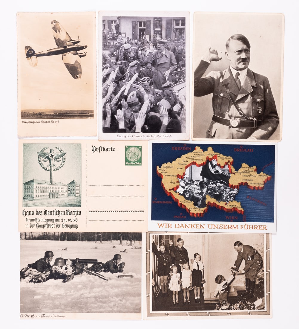 ADOLF HITLER AND WWII POSTCARDS (1 of 2)