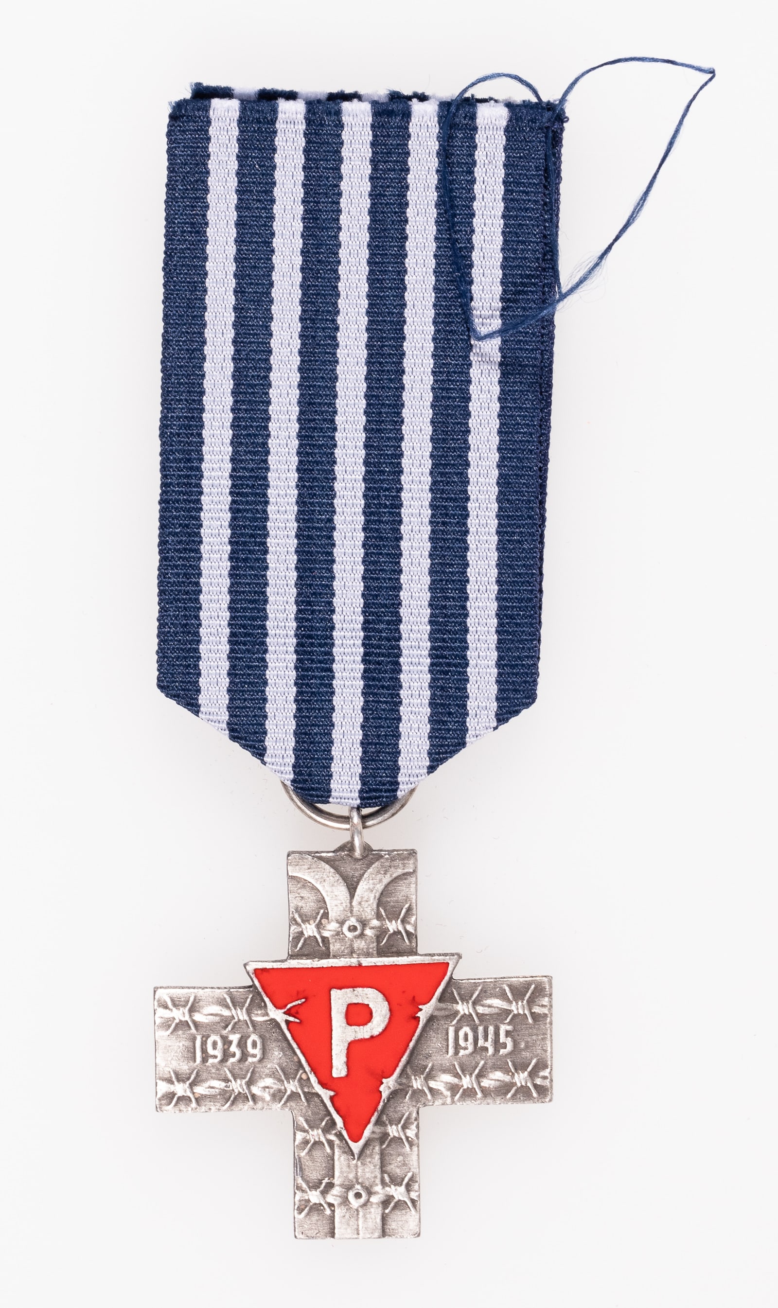 POLISH AUSCHWITZ CROSS MEDAL HOLOCAUST SURVIVOR: The Auschwitz Cross was instituted on 14 March 1985, a Polish decoration awarded to honor survivors of the Holocaust and German concentration camps, including Auschwitz. It was generally awarded to Po