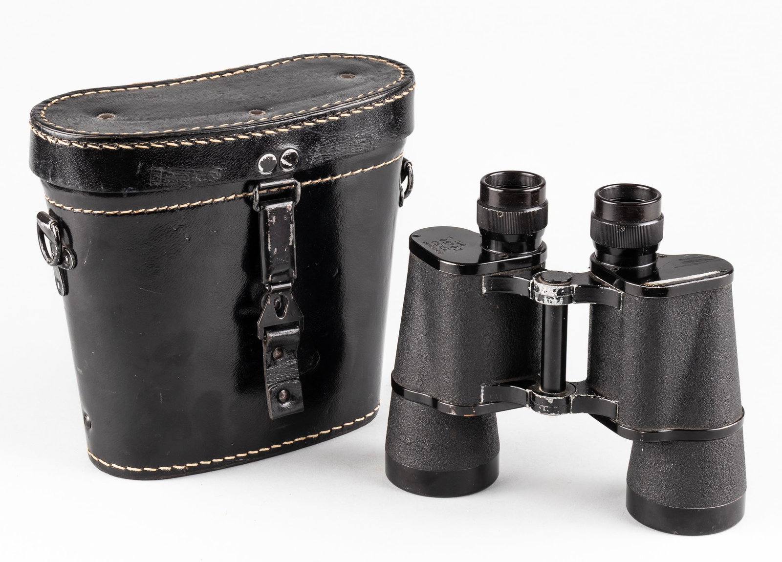 WWII GERMAN BINOCULARS 10X50 BLC+ CARL ZEISS CASED (1 of 9)