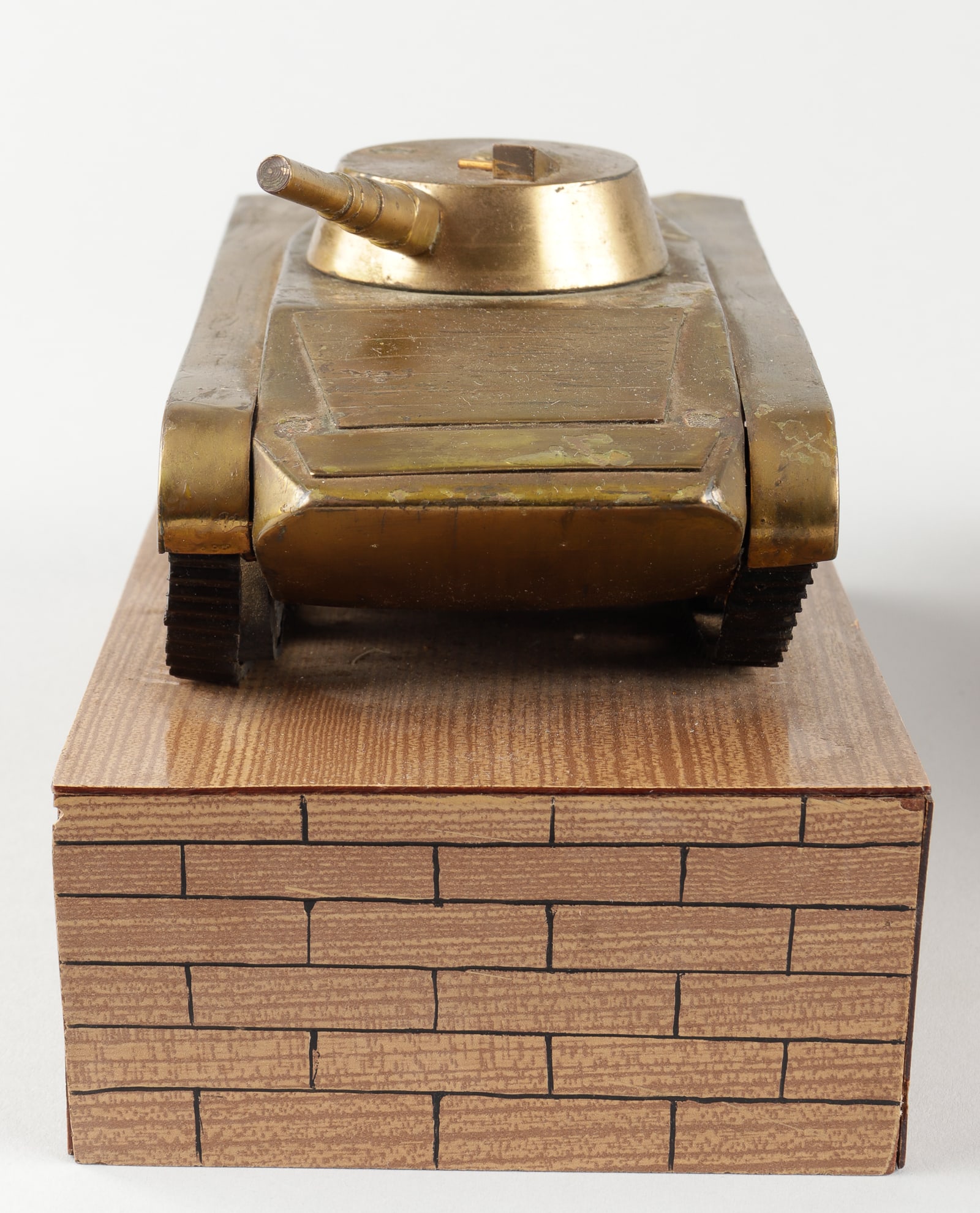 2 SOVIET TANK DESK STATUES - 7