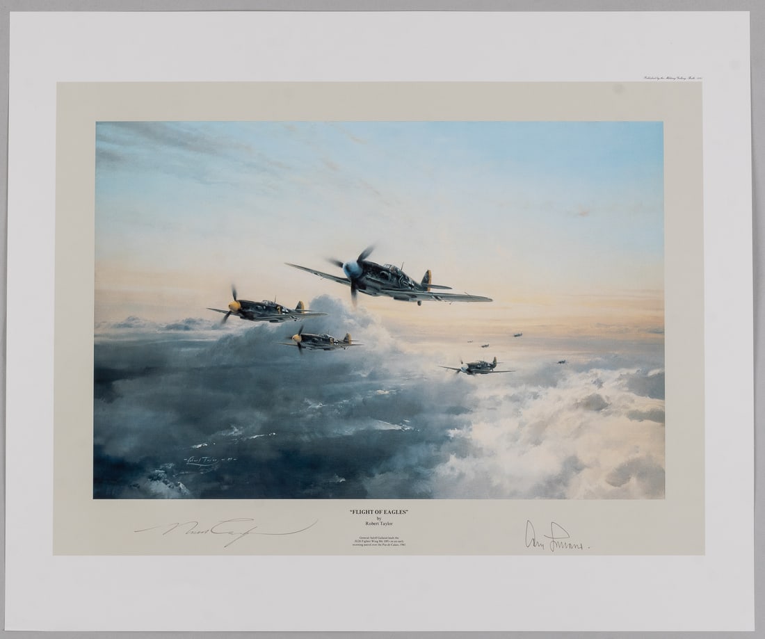 ADOLF GALLAND FLIGHT OF EAGLES BY ROBERT TAYLOR - SIGNED (1 of 3)