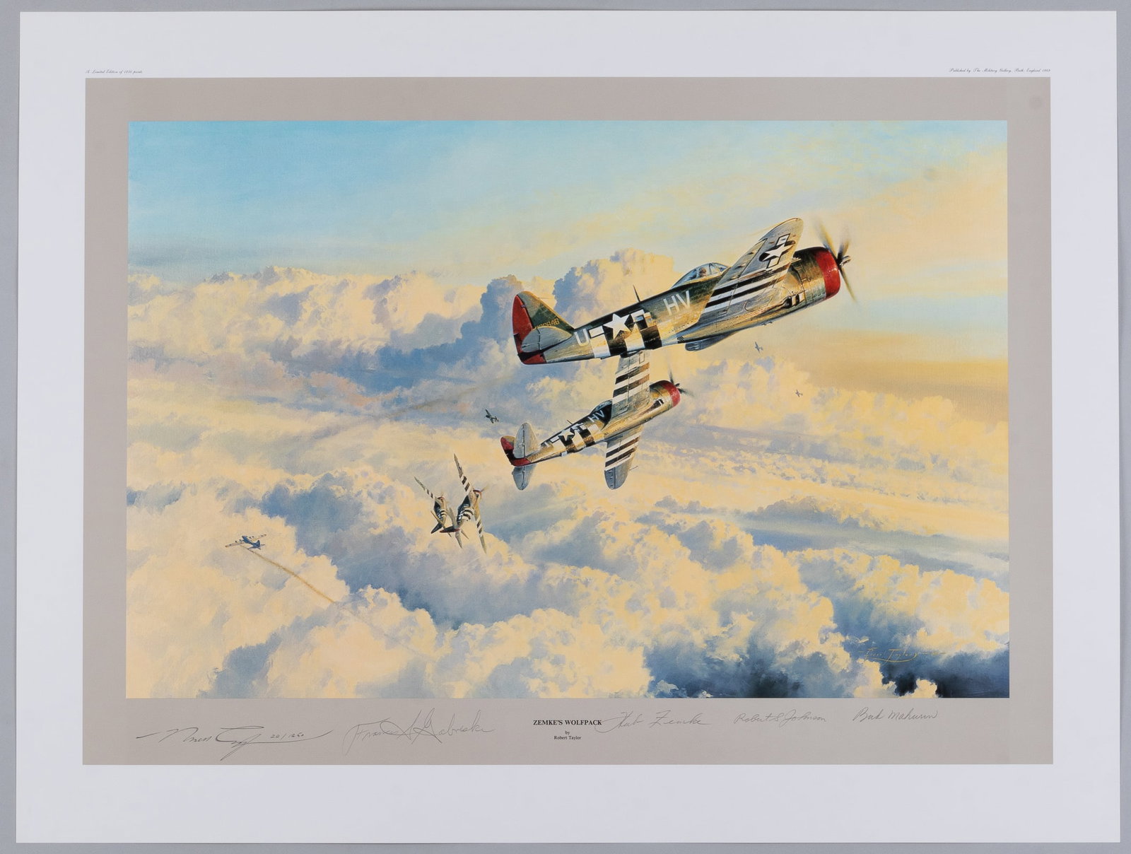 ZEMKE'S WOLFPACK BY ROBERT TAYLOR SIGNED BY THE WOLFPACK (1 of 3)