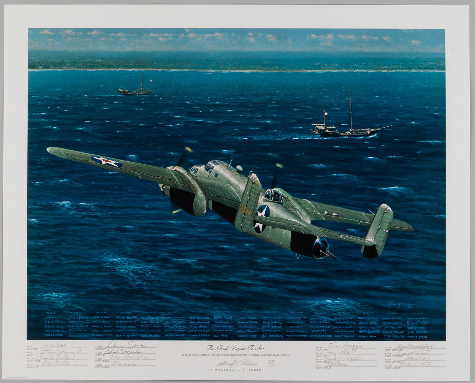 TOKYO RAID SIGNED BY 16 DOOLITTLE RAIDERS (1 of 4)