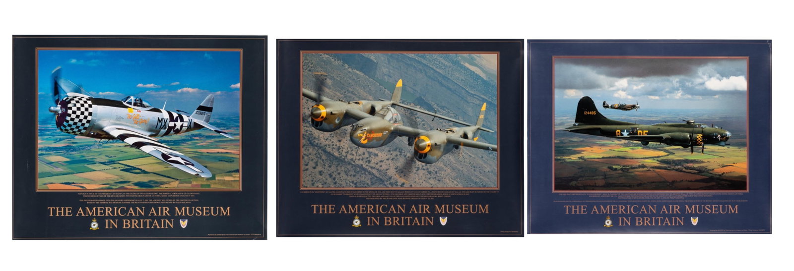 3 AMERICAN AIR MUSEUM IN BRITAIN POSTERS (1 of 4)