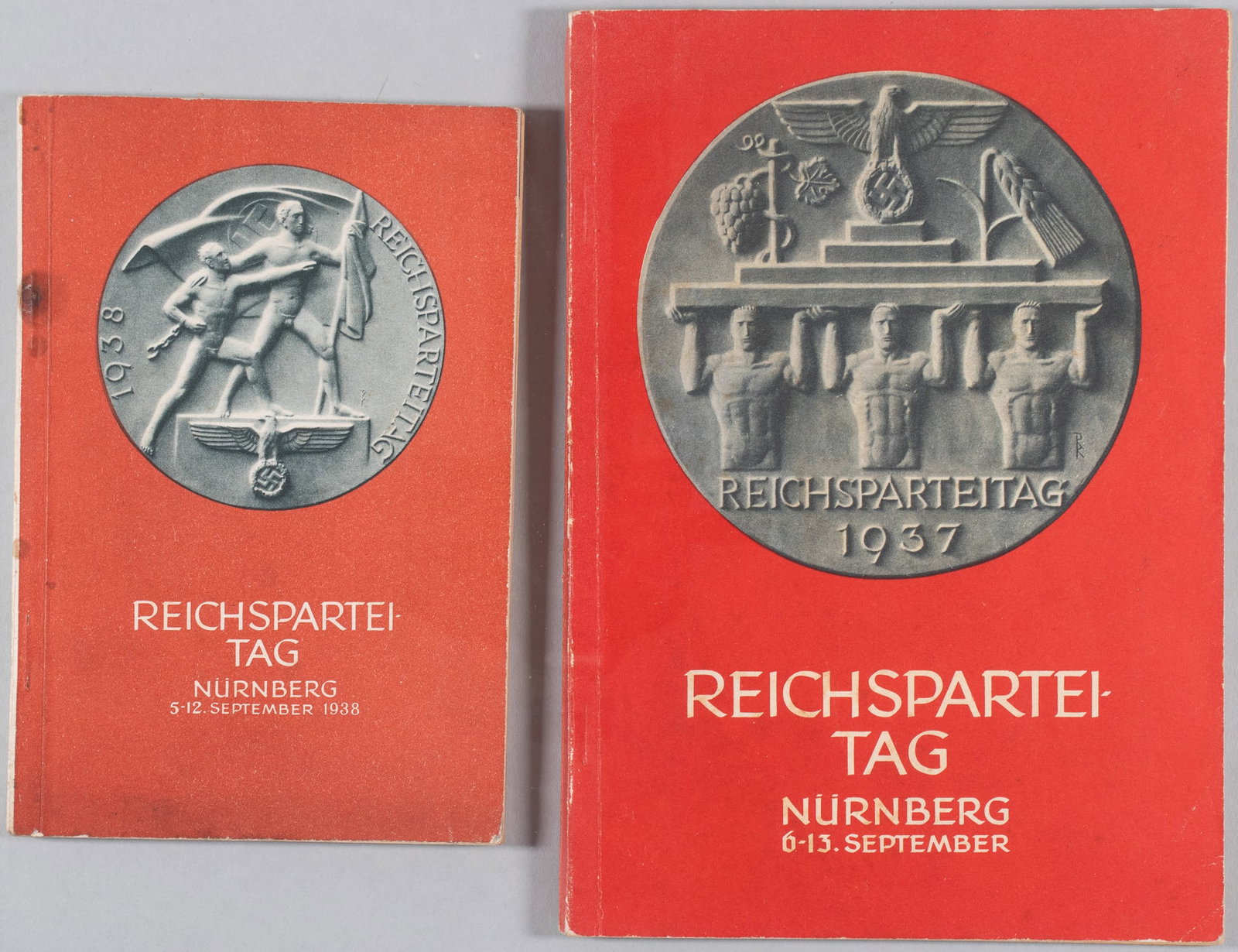 2 NUREMBERG REICHSPARTEITAG GUIDE BOOKS 1937 - 1938 (1 of 6)