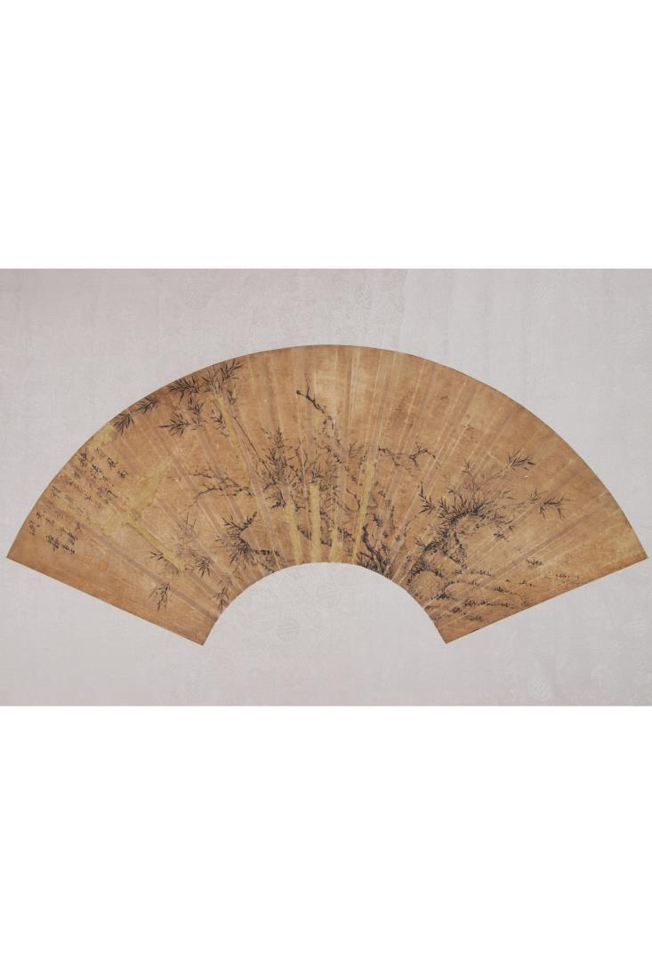 CHINESE FAN LEAF PAINTING, XIE ZHILIU (1 of 11)