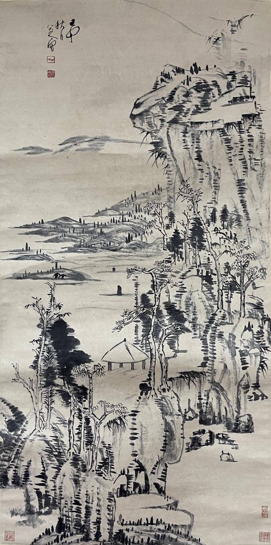 A PAINTING OF LANDSCAPE, BADA SHANREN (1 of 10)
