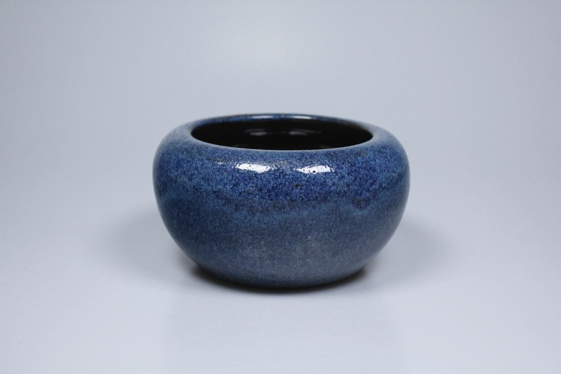 ROBIN'S EGG GLAZED BRUSH WASHER (1 of 4)