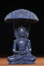 LAPIS LAZULI CARVING EFFIGY OF SHAKYAMUNI