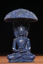 LAPIS LAZULI CARVING EFFIGY OF SHAKYAMUNI