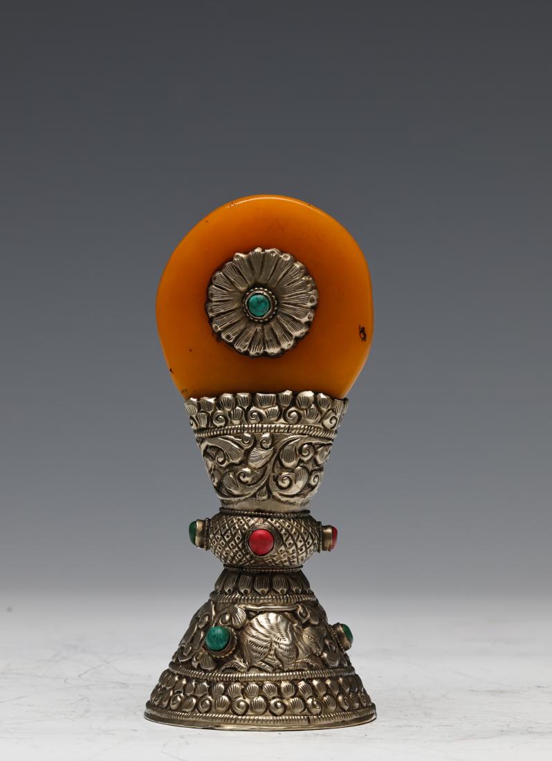 A TIBETAN RITUAL OBJECT, CHINA, 20TH CENTURY (1 of 6)
