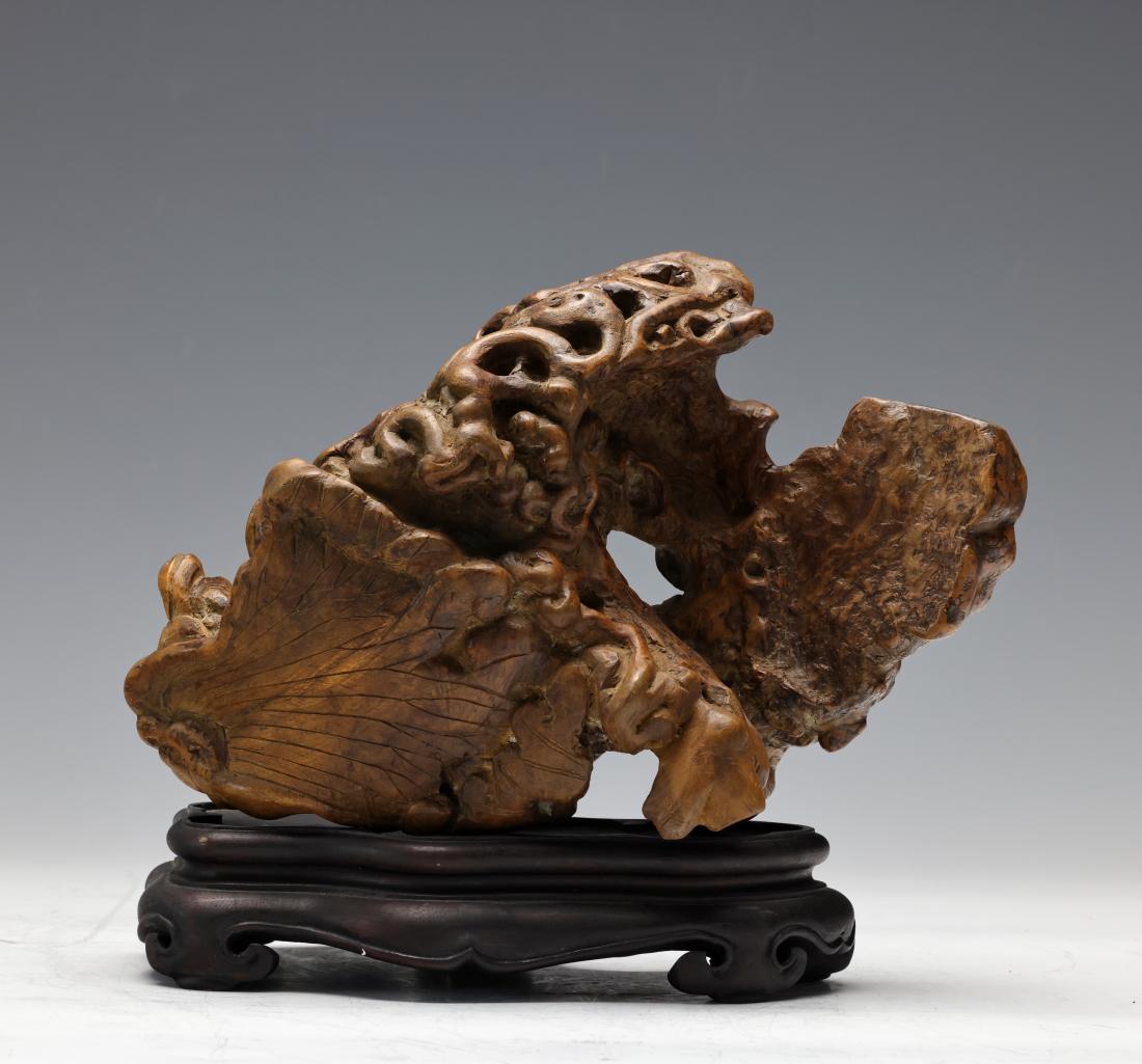 A ROOT CARVING WITH STAND (1 of 6)