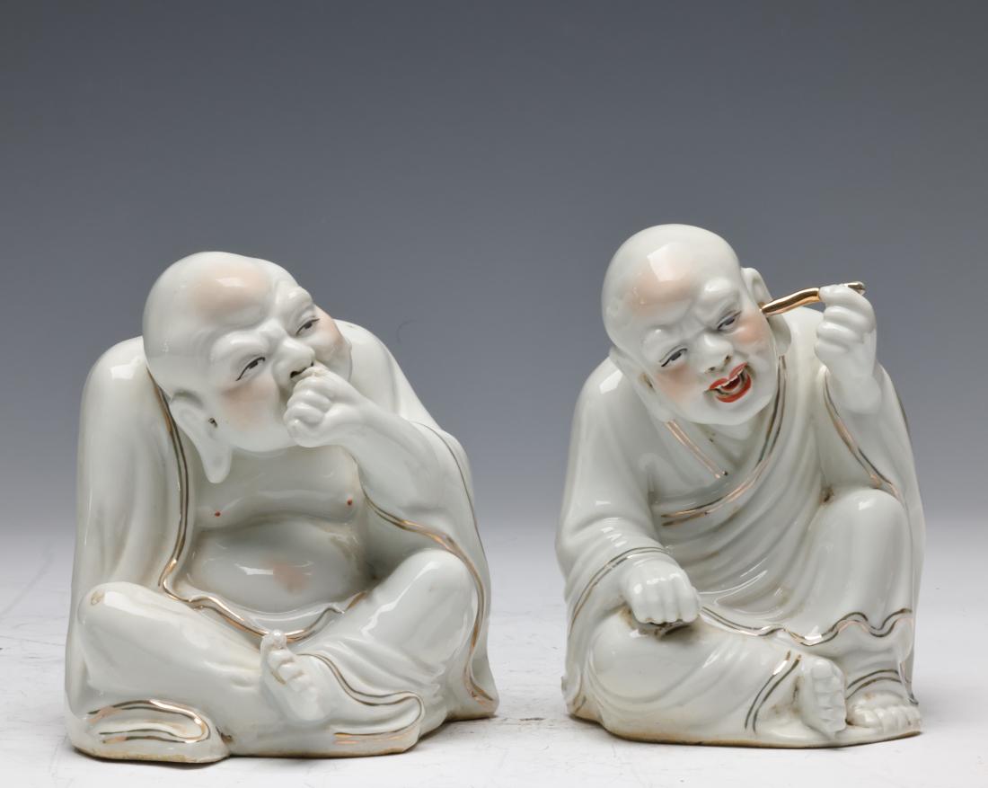THE REPUBLICAN PERIOD WHITE GLAZED ARHAT EFFIGIES (1 of 11)