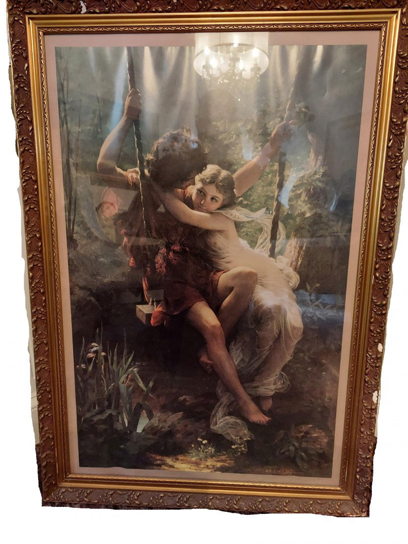 PIERRE AUGUSTE COT “SPRINGTIME” 1873 (1 of 3)