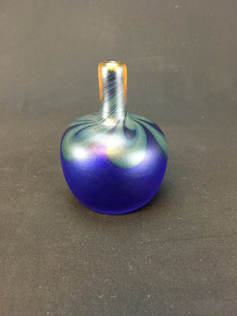 ANN WARFF / WOLFF FOR KOSTA UNIK GLASS VASE (1 of 4)