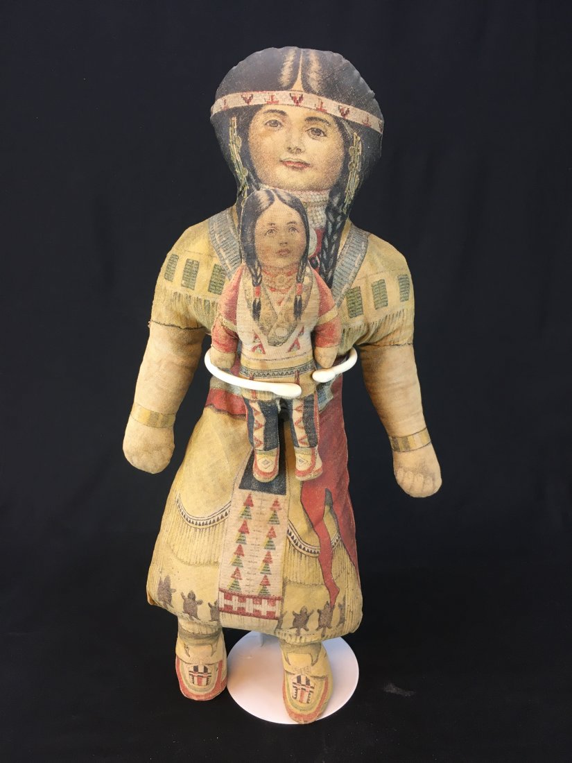 VICTORIAN ERA AMERICAN INDIAN PRINTED LITHOGRAPH (1 of 3)