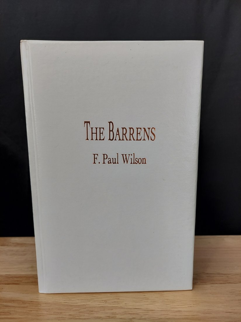 F PAUL WILSON THE BARRENS LIMITED EDITION (1 of 2)