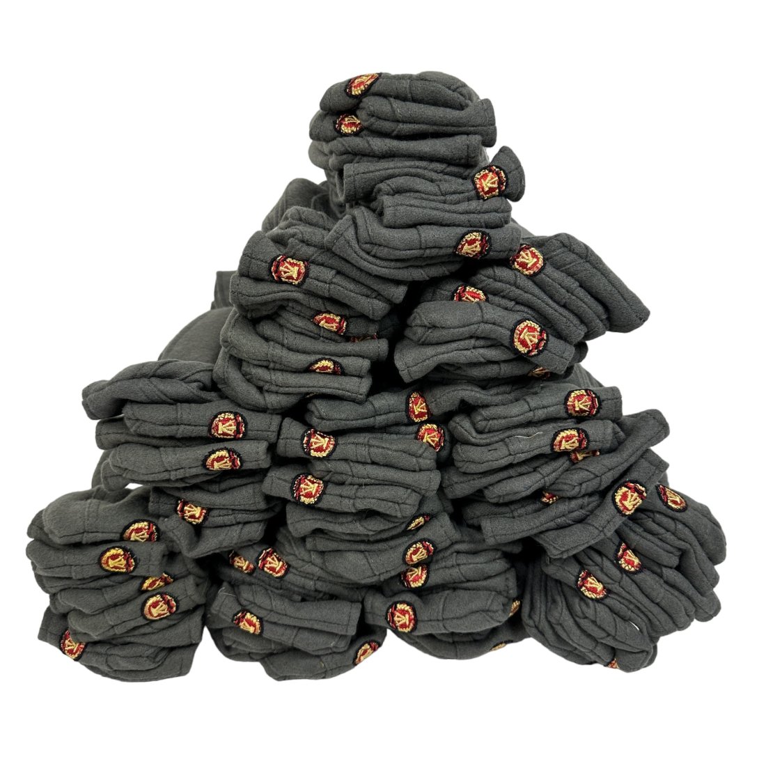 100 Surplus East German Army Enlisted Man's Overseas Cap Hat Lot Large Size: Lot of 100 vintage surplus East German army enlisted manâ€™s overseas caps. All large size.
