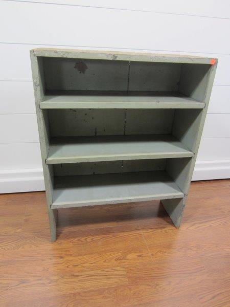 3 TIER PRIMITIVE PAINTED SHELF (1 of 6)