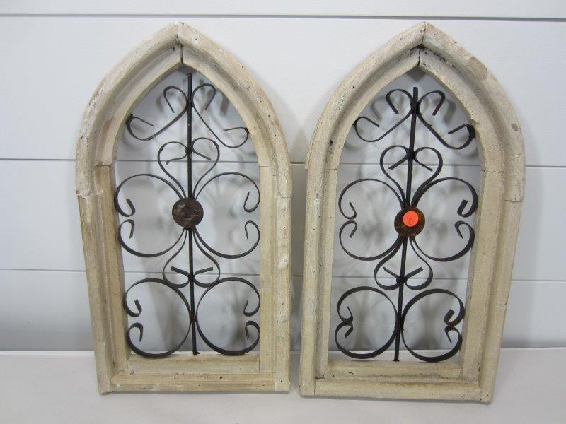 2- WHITE CHURCH WINDOW DECOR (1 of 4)