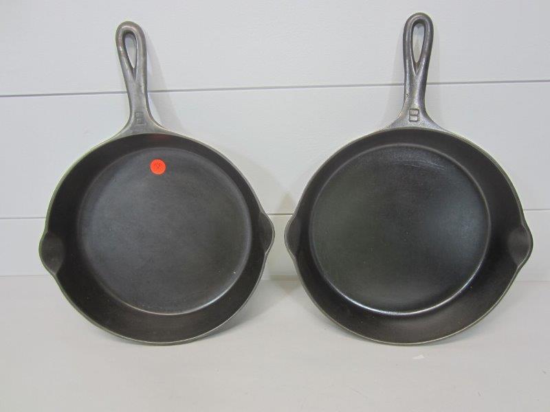 LOT OF 2- GRISWOLD SMALL & LARGE LOGO CAST IRON (1 of 6)